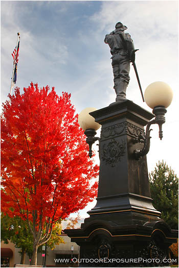 Pioneer On The Plaza Stock Image, Ashland, Oregon Pioneer On The Plaza Stock Image, Ashland, Oregon