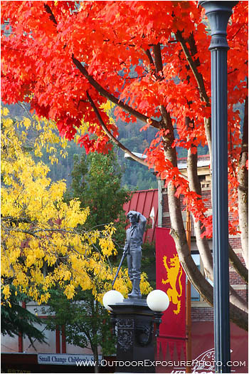 Pioneer On The Plaza II Stock Image, Ashland, Oregon Pioneer On The Plaza II Stock Image, Ashland, Oregon