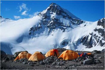 Four out of Five Climbers Agree Stock Image, Aconcagua, Argentina Four out of Five Climbers Agree Stock Image, Aconcagua, Argentina