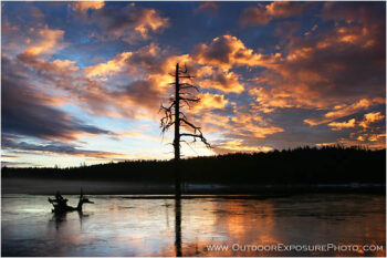 Hyatt Lake Sunrise 2 Stock Image, Hyatt Lake, Oregon Hyatt Lake Sunrise 2 Stock Image, Hyatt Lake, Oregon