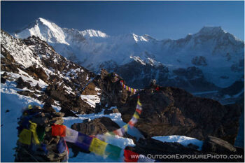 Morning Sun On Gokyo Ri Stock Image, Mt. Everest Region, Nepal Morning Sun On Gokyo Ri Stock Image, Mt. Everest Region, Nepal