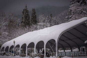 Snowy Downtown 3 Stock Image, Ashland, Oregon Snowy Downtown 3 Stock Image, Ashland, Oregon