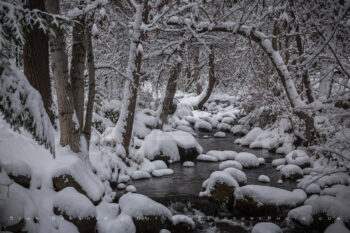 Snowy Downtown 5 Stock Image, Ashland, Oregon Snowy Downtown 5 Stock Image, Ashland, Oregon
