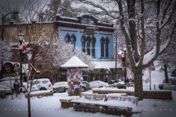 Snowy Downtown 8 Stock Image, Ashland, Oregon Snowy Downtown 8 Stock Image, Ashland, Oregon
