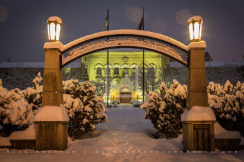 Snowy Downtown 16 Stock Image, Ashland, Oregon Snowy Downtown 16 Stock Image, Ashland, Oregon