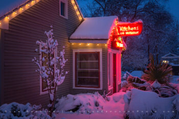 Snowy Downtown 18 Stock Image, Ashland, Oregon Snowy Downtown 18 Stock Image, Ashland, Oregon