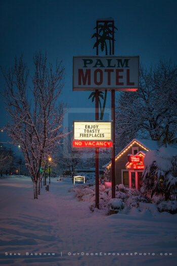Snowy Downtown 19 Stock Image, Ashland, Oregon Snowy Downtown 19 Stock Image, Ashland, Oregon