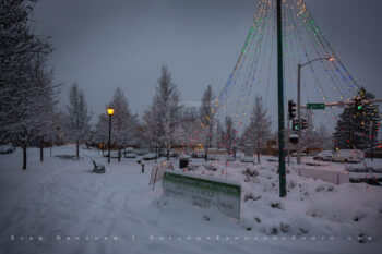 Snowy Downtown 22 Stock Image, Ashland, Oregon Snowy Downtown 22 Stock Image, Ashland, Oregon