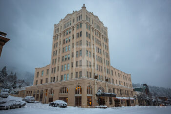 Snowy Downtown 28 Stock Image, Ashland, Oregon Snowy Downtown 28 Stock Image, Ashland, Oregon