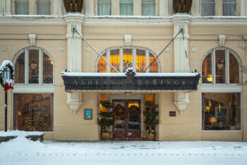 Snowy Downtown 29 Stock Image, Ashland, Oregon Snowy Downtown 29 Stock Image, Ashland, Oregon