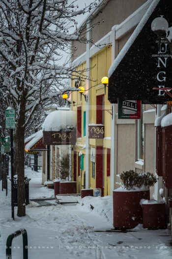 Snowy Downtown 34 Stock Image, Ashland, Oregon Snowy Downtown 34 Stock Image, Ashland, Oregon