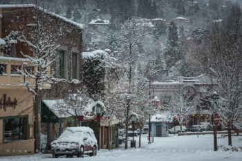 Snowy Downtown 35 Stock Image, Ashland, Oregon Snowy Downtown 35 Stock Image, Ashland, Oregon