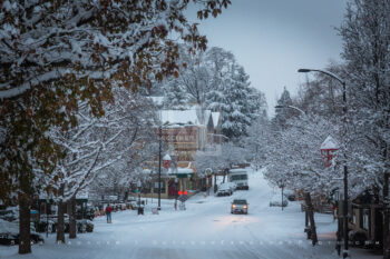 Snowy Down Town 38, Ashland, Oregon Snowy Down Town 38, Ashland, Oregon