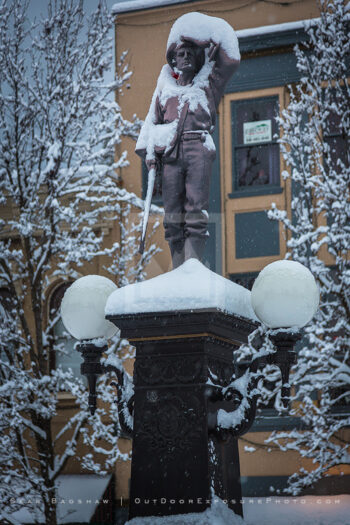 Snowy Downtown 39 Stock Image, Ashland, Oregon Snowy Downtown 39 Stock Image, Ashland, Oregon