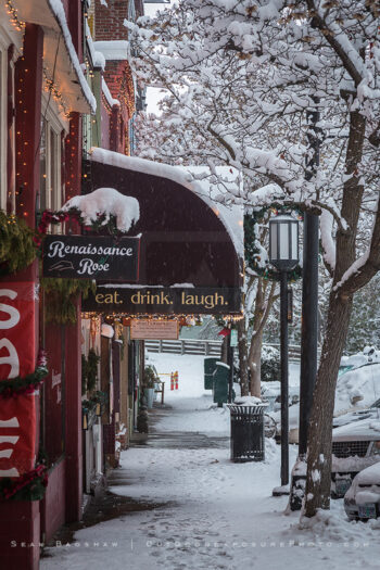Snowy Downtown 46 Stock Image, Ashland, Oregon Snowy Downtown 46 Stock Image, Ashland, Oregon