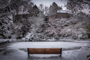 Snowy Downtown 57 Stock Image, Ashland, Oregon Snowy Downtown 57 Stock Image, Ashland, Oregon