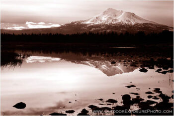 Mt. Shasta Reflecting Pool Stock Image, Mt. Shasta, California Mt. Shasta Reflecting Pool Stock Image, Mt. Shasta, California
