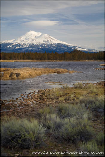 Tarn Below Mt. Shasta Stock Image, Mt. Shasta, California Tarn Below Mt. Shasta Stock Image, Mt. Shasta, California