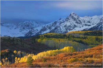 Dallas Divide in Fall Stock Image, San Juan Mountains, Colorado Dallas Divide in Fall Stock Image, San Juan Mountains, Colorado