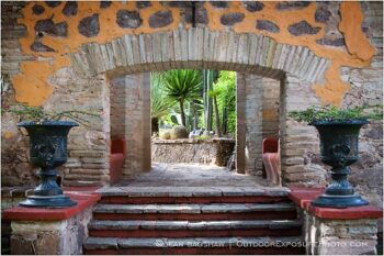 Hacienda Gardens Stock Image, Guanajuato, Mexico Hacienda Gardens Stock Image, Guanajuato, Mexico