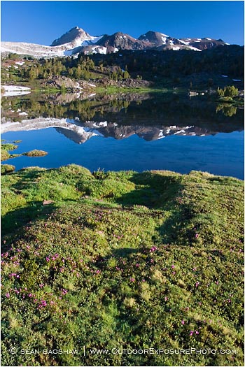 Upper Sawmill Lake Stock Image, Eastern Sierras, California Upper Sawmill Lake Stock Image, Eastern Sierras, California