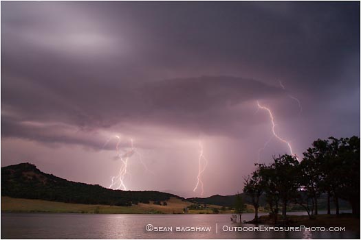 Lightning Storm At Emigrant Lake 2 Stock Image Ashland, Oregon Lightning Storm At Emigrant Lake 2 Stock Image Ashland, Oregon