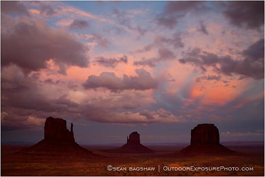 Monument Valley Sunset Stock Image Navajo Tribal Park, Arizona Monument Valley Sunset Stock Image Navajo Tribal Park, Arizona