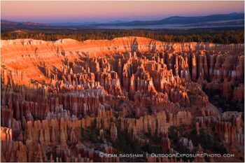 First light on Bryce Canyon Stock Image First light on Bryce Canyon Stock Image