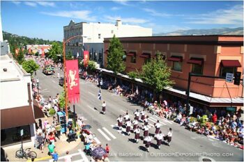 Fourth Of July 1 Stock Image, Ashland, Oregon Fourth Of July 1 Stock Image, Ashland, Oregon