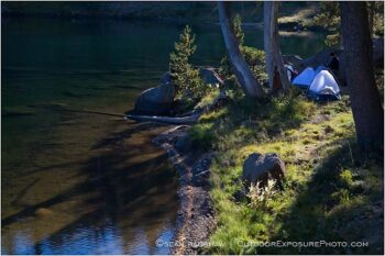 Camping On Lake 1 Stock Image Camping On Lake 1 Stock Image