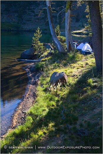 Camping On Lake 2 Stock Image Camping On Lake 2 Stock Image