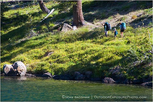 Backpackers 2 Stock Image, California
