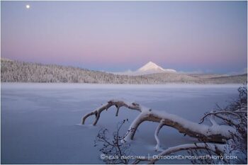 Mt. McLoughlin and Lake of the Woods 1 Stock Image, Southern Oregon Mt. McLoughlin and Lake of the Woods 1 Stock Image, Southern Oregon