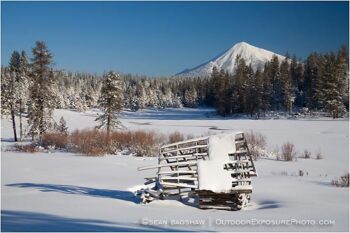 Mt. McLoughlin 3 Stock Image, Southern Oregon Mt. McLoughlin 3 Stock Image, Southern Oregon