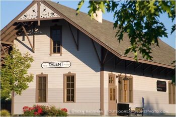 Train Station Stock Image, talent, oregon Train Station Stock Image, talent, oregon