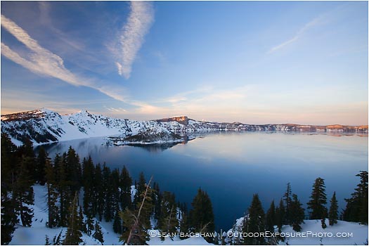 Crater Lake 2 Stock Image, Oregon