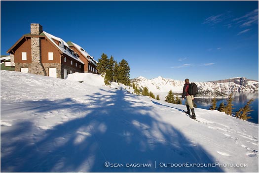Crater Lake Lodge 2 Stock Image, Oregon