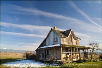Old Wood House Stock Image, Oregon Old Wood House Stock Image, Oregon