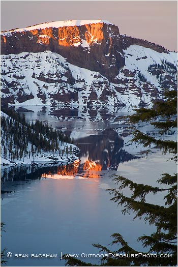 Last Sun On Lao Rock Stock Image, Oregon Last Sun On Lao Rock Stock Image, Oregon