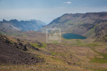Wildhorse Lake Stock Image, Steens Mountain, Oregon