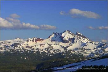 Broken Top Stock Image, Cascade Range, Oregon Broken Top Stock Image, Cascade Range, Oregon