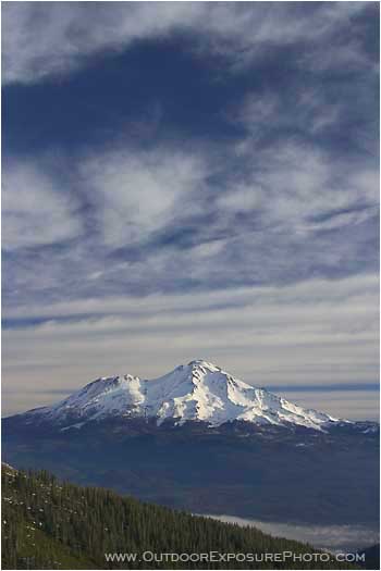 Mt. Shasta, November Stock Image, Cascade Range, California Mt. Shasta, November Stock Image, Cascade Range, California