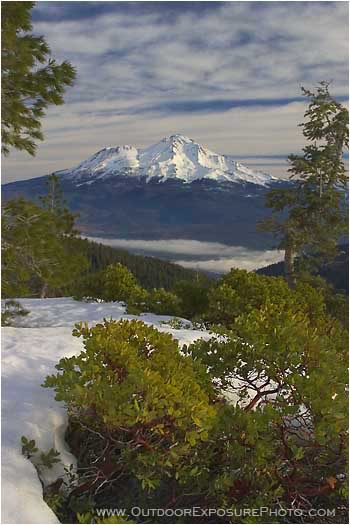 Mt. Shasta, November II Stock Image, Cascade Range, California Mt. Shasta, November II Stock Image, Cascade Range, California