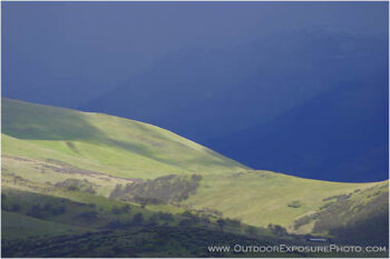Storm Light on Grizzly Peak Stock Image, Ashland, Oregon Storm Light on Grizzly Peak Stock Image, Ashland, Oregon