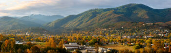 Ashland Panorama Stock Image, Ashland, Oregon Ashland Panorama Stock Image, Ashland, Oregon