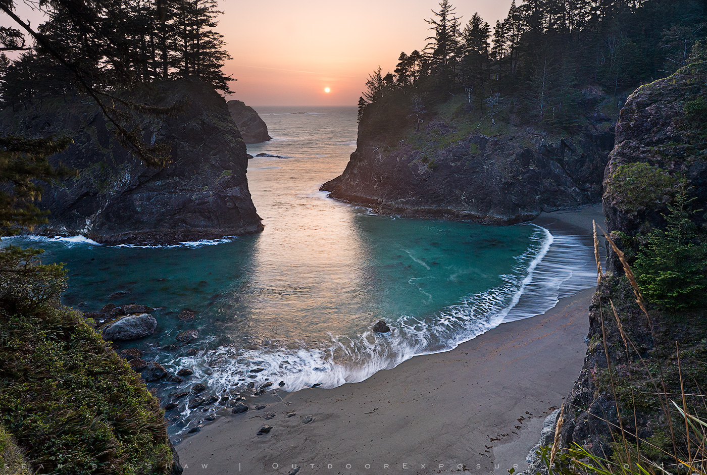 Emerald Cove Stock Image, Brookings, Oregon - Sean Bagshaw Outdoor Exposure Photography