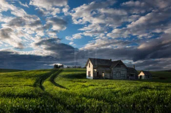 Homestead Print, Palouse, Washington Homestead Print, Palouse, Washington