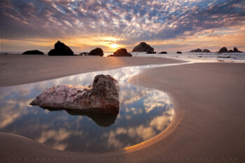 Teardrop of Sky Print, Bandon, Oregon Teardrop of Sky Print, Bandon, Oregon