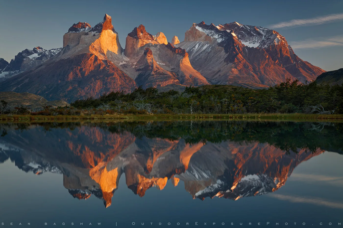 Cuernos del Paine Print, Patagonia, Chile - Sean Bagshaw Outdoor ...