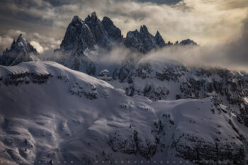 Touch of Light Print, Dolomites, Italy Touch of Light Print, Dolomites, Italy